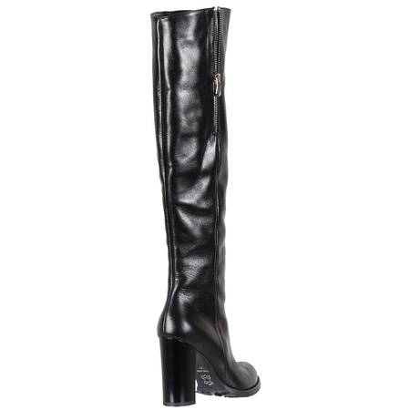 Damenstiefel aus echtem Leder<G816>