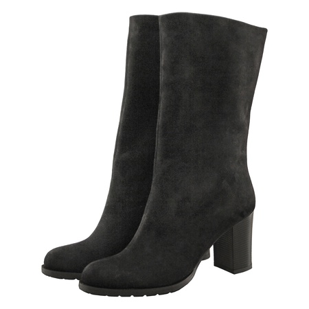 Women&#39;s ankle boots, natural suede<G607>