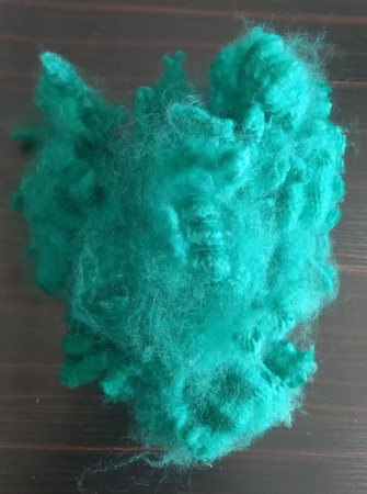 Переработанное полиэфирное штапельное волокно