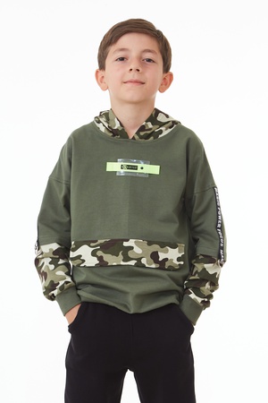 KAPÜŞONLU LEOPAR SWEAT