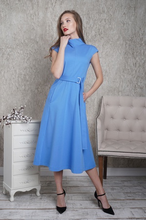 112-1696 Платье Солнечный лео