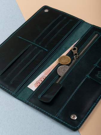 Портмоне лонгер из натуральной кожи КУП-130