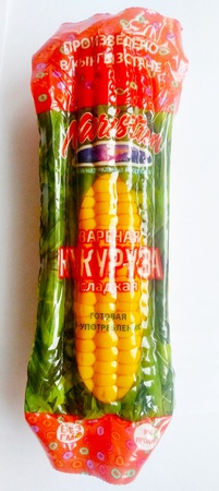 Кукуруза вареная в початке в вакуумной упаковке