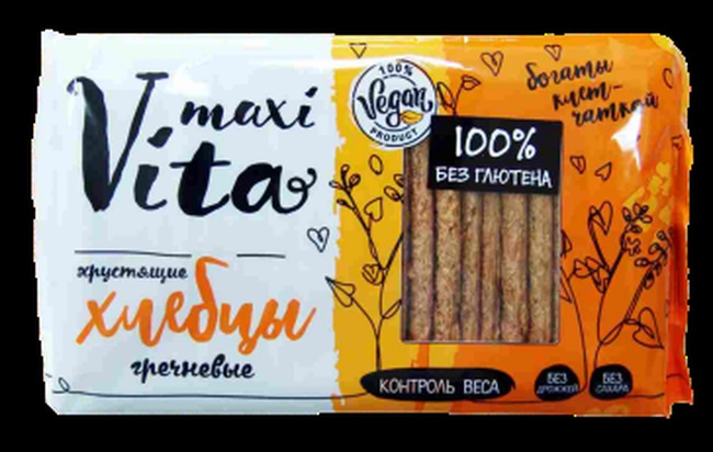 Çok tahıllı gevrek ekmek MaxiVita, 150 g