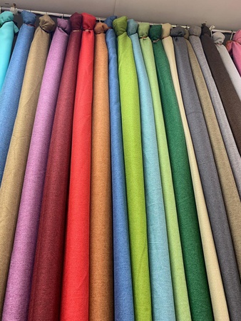 Лён рогожка