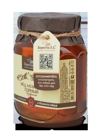 Берестов А.С. / Мед натуральный Алтайцвет "Горный", коллекция Избранное