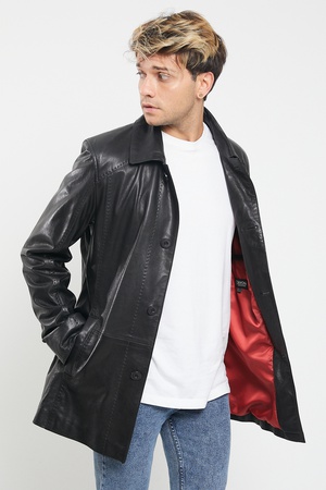 Leather jacket for men - Regular Fit