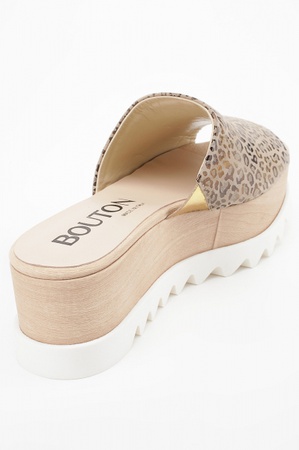 Леопардовые сабо sa036