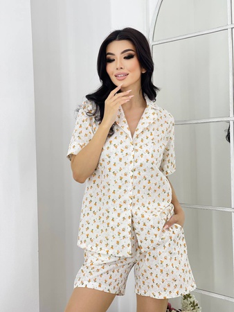 Двойка костюм в стиле Пижамы