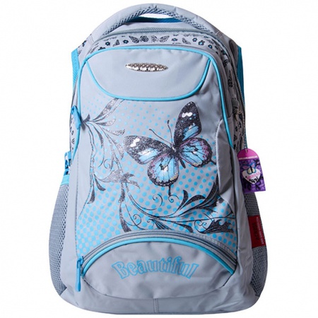 Рюкзак G15-7 Цвет: серо-бирюзовый