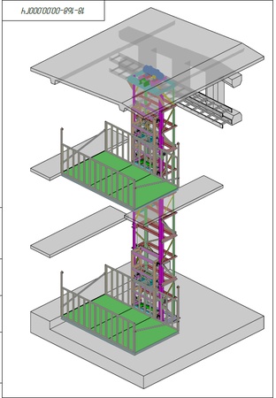 Одномачтовый подъемник изготовление