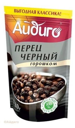 ПЕРЕЦ ЧЕРНЫЙ ГОРОШЕК 120 Г