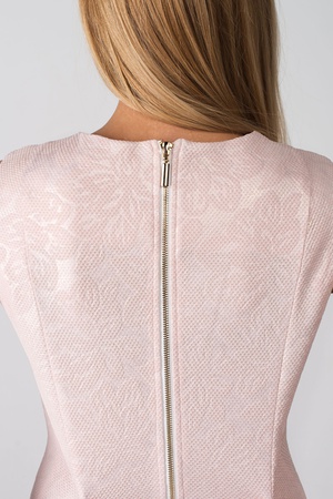 Платье пудра, модель 9-2018