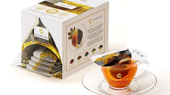 Чай Cuplid "Эрл Грей" 25 пакетиков по 2г.