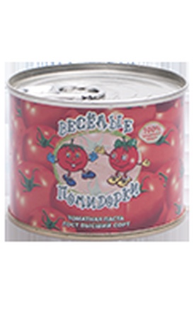 Томатная паста «Весёлые помидорки» 200гр. ГОСТ