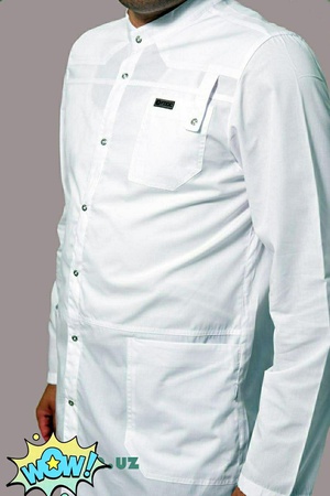 Мужской медицинский халат F-Doc Man Snap