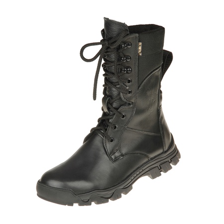 Yumuşak borulu siyah yarım bot 4354 - yaz (ağ), kış (kürk, slimtex + polar) Olga-Rus