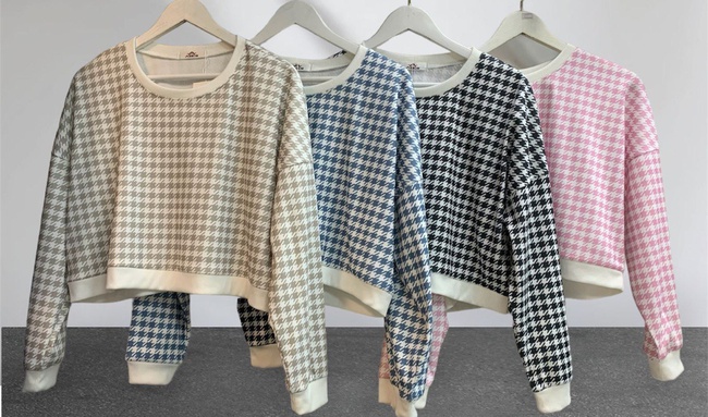 Кофта укороченная из кашемира