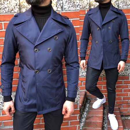 iga fashion erkek mevsimlik ceket trençkot