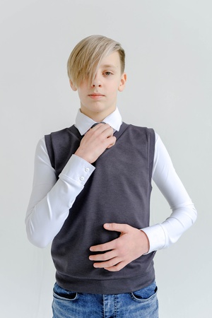 Трикотажный жилет для мальчика