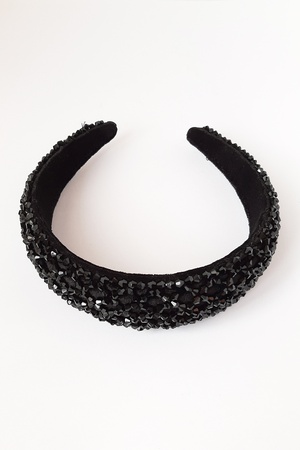 Крест из хрусталя ручной работы Bijusel Бархат Толстая Корона Черный