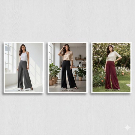 Женские брюки палаццо
