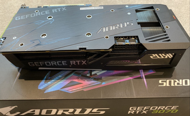 Видеокарта GIGABYTE AORUS GeForce RTX 3070 MASTER 8 ГБ GDDR6 НЕ LHR.,
