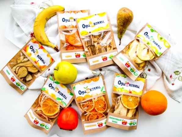 Фруктовые чипсы "Одинаковки"