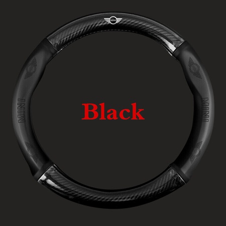 15-дюймовый чехол на руль автомобиля из натуральной кожи для мини