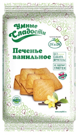 Печенье «Умные сладости» ванильное 230 гр