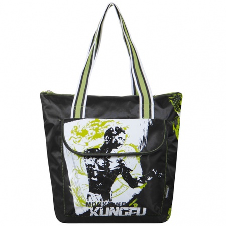 Сумка MK-C90607 Цвет: чёрно/салат