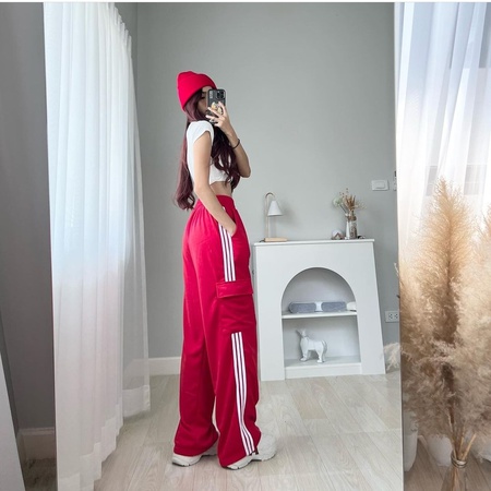 Штаны карго трикотажные