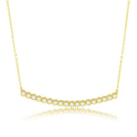 Колье Even & Pétra из 14-каратного золота с камнями Waterway