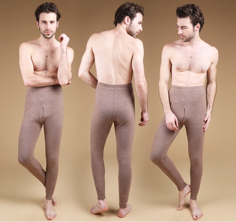 Осенние и зимние мужские толстые шерстяные брюки, женские теплые кашемировые брюки с высокой талией, нижние брюки из чистой шерсти