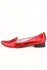 Красные туфли без каблука pf006