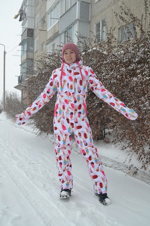 ЗИМНИЙ КОМБИНЕЗОН "МОРОЖЕНОЕ"