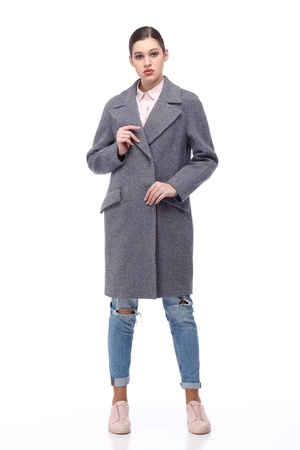 Пальто Лора, диагональ Италия