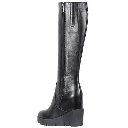 Женские ботфорты, натуральная кожа <G2080>