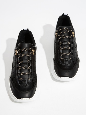 Стильные кожаные женские кроссовки ручной работы MADE IN EUROPE