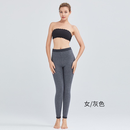 Осенние и зимние новые мужские и женские штаны из чистого кашемира с высокой талией, жаккардовые парные вязаные теплые штаны