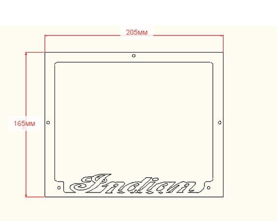 Рамка для мотоцикла Indian