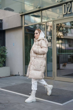 Дутое пальто