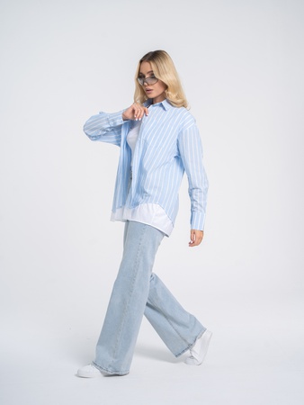 Рубашка в полоску