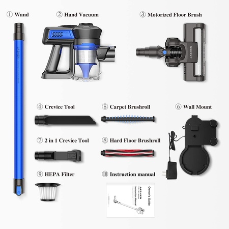 JASHEN V12S Akülü Elektrikli Süpürge