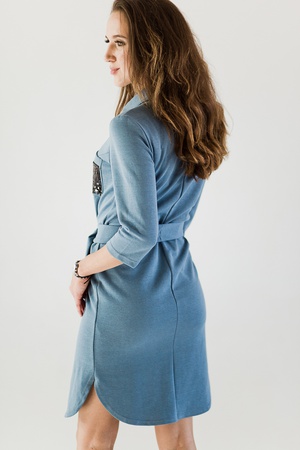 ПЛАТЬЕ МОЛОДЁЖНОЕ "СИМОНА" (ИНТЕРЛОК)