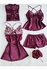 Luxury Satin Sleepwear Set (4 Pieces) – Model 1520