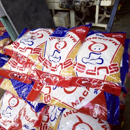 Pipe macaroni, 3 kg, Short cut pasta all shapes, Super Q brand