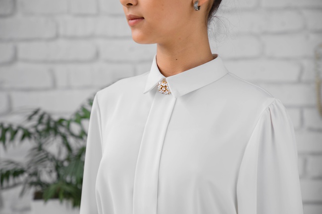 Школьная подростковая блузка