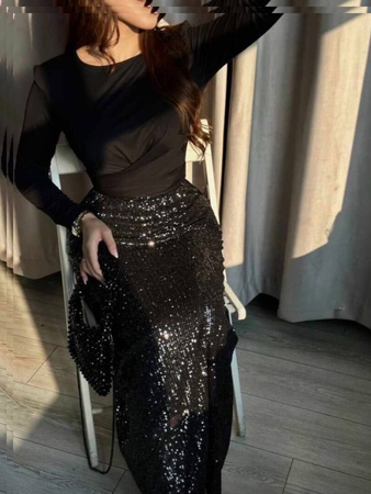 Юбка пайетка