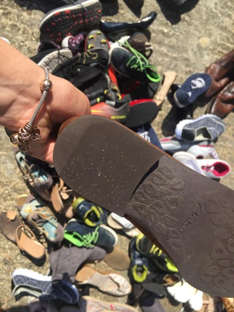 Обувь женская мужская детская оптом секонд-хенд second-hand из Англии крем grade creame A extra спортивная сток